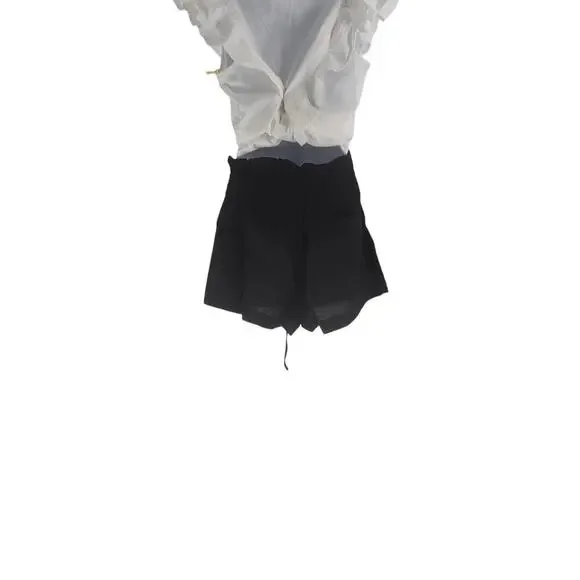 Petal & Pup Chelsey Linen blend shorts women black Size 8 resort wear vacation - Picture 6 of 11